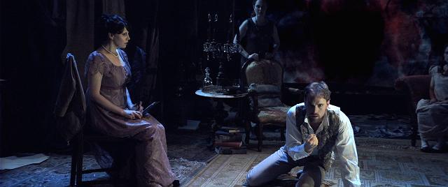 Still from "Villa Diodati" by Bank Street Films, based on Mira K. Spektor's opera about the origin of the Frankenstein story.